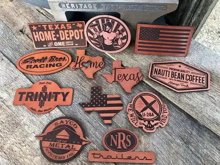 Digitizers Patch: custom leather patches, leather jacket patches, 