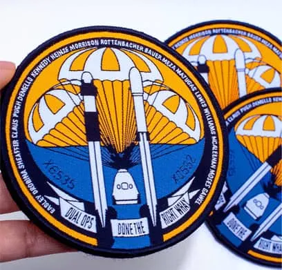 Digitizers Patch: custom woven patches uniform, school, caps, bags 