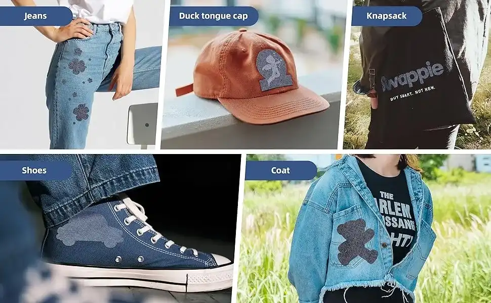 Digitizers Patch: denim patches, woman biker patches, girl biker patches