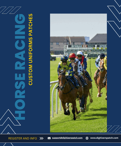 Custom Horse Racing Patches