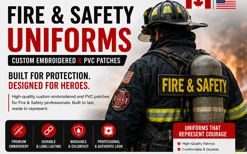 Custom Fire Department Patches 