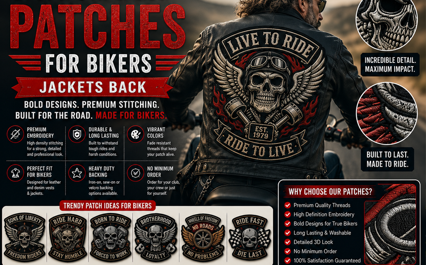 Custom Motorcycle Patches