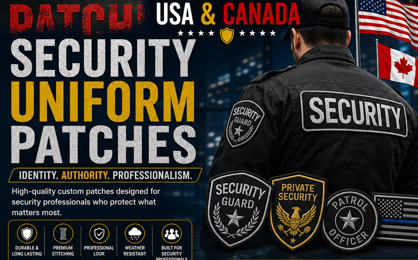 Custom Security Guard Company Patches