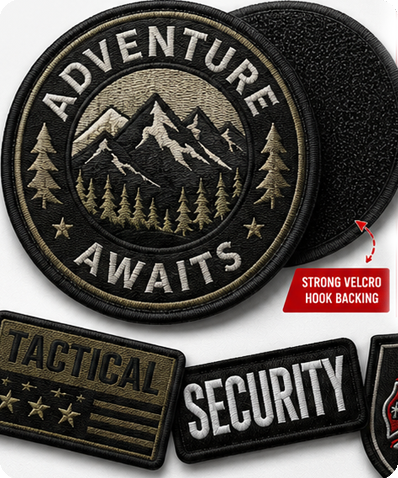customizable Velcro Patches
