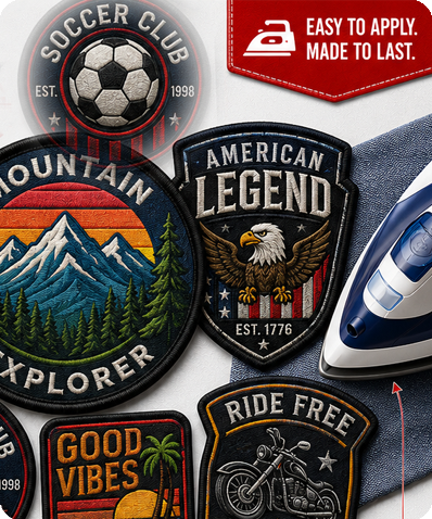 customizable Iron-On Patches