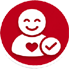 satisfied customer icon